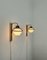 Wall Lamps in Brass and Opal Glass in the style of Stilnovo, Italy, 1960s, Set of 2, Image 4