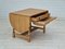 Danish Coffee or Sewing Table in Oak, 1970s, Image 13