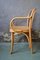 Geschwungener Vintage Sessel aus Holz 7