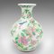 Vintage Art Deco Chinese Ceramic, Baluster, Polychrome Finish vase, 1940s, Image 2