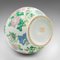 Vintage Art Deco Chinese Ceramic, Baluster, Polychrome Finish vase, 1940s 10