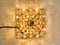 Small Palwa Brass Ceiling Lamp with Faceted Crystal Stones, 1970s 13