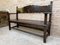 Vintage French Bench in Wood, 1920 4