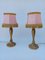 20th Century Bronze Bedside Lamps, Set of 2 1