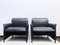 Leather Armchairs by Gianni Offredi for Saporiti Italia, 1990s, Set of 2, Image 10