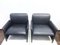 Leather Armchairs by Gianni Offredi for Saporiti Italia, 1990s, Set of 2 1