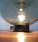 Lámpara de mesa bombilla era espacial Mid-Century de vidrio, años 60, Imagen 8