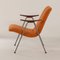 Vintage Armchair with Orange Bouclé Fabric by Webe, 1960s, Image 4