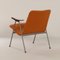 Vintage Armchair with Orange Bouclé Fabric by Webe, 1960s 5