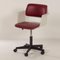 Office Chair 2712 with Red Upholstery by A. Cordemeyer for Gispen, 1970s 2