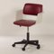 Office Chair 2712 with Red Upholstery by A. Cordemeyer for Gispen, 1970s, Image 2