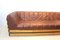 Dutch Lounge Sofa Set in Wood and Cognac Leather, 1970s, Set of 2 8