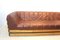 Juego de sofá lounge holandés de madera y cuero coñac, años 70. Juego de 2, Imagen 8