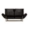 DS 450 Zwei-Sitzer Sofa aus schwarzem Leder von De Sede 9