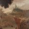 Artista di scuola italiana, Paesaggio ovale con figure, 1700, Olio su tela, In cornice, Immagine 5