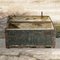 Italian Green Wooden Travel Trunk 7