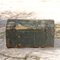 Italian Green Wooden Travel Trunk, Image 4