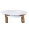 Round Dining Table in Steel and Wood, Image 1