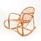 Child's Bamboo Rocking Chair, 1970s, Image 1
