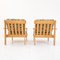 Scandinavian Style Armchairs and Coffee Table, 1970s, Set of 3 5