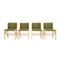 Scandinavian Style Wooden Chairs, 1970s, Set of 4 1