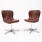 Space Age Chairs in Eco-Leather, Italy, 1960s, Set of 3 1
