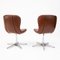 Space Age Chairs in Eco-Leather, Italy, 1960s, Set of 3 3