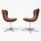 Space Age Chairs in Eco-Leather, Italy, 1960s, Set of 3 2