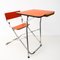School Desk with Folding Chair, 1960s, Set of 2, Image 1