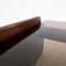 Italian Leather and Glass Coffee Table from Poltrona Frau, 1980s, Image 7