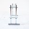 Vintage Italian Shelf in Chromed Metal and Glass, 1970s, Image 4