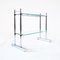 Vintage Italian Shelf in Chromed Metal and Glass, 1970s 1