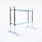 Vintage Italian Shelf in Chromed Metal and Glass, 1970s, Image 1