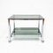 Rectangular Coffee Table in Chromed Steel and Smoked Glass by Arredamenti Allegri Parma, 1960s 1