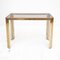 Italian Brass and Chromed Metal Console Table in the style of Romeo Rega, 1970s 4