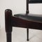 Italienische Stühle aus Holz & Leder im Stil von Silvio Coppola, 1960er, 2er Set 3