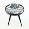 Circle Chairs by Yngve Ekstrom, 1960s, Set of 2 3