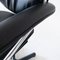 Swivel Office Chair in Chromed Steel and Sky, 1960s, Image 10