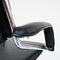 Swivel Office Chair in Chromed Steel and Sky, 1960s 12
