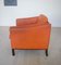 Vintage Danish Cognac Leather Armchair by Mogens Hansen, 1960s 8