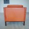 Vintage Danish Cognac Leather Armchair by Mogens Hansen, 1960s, Image 3