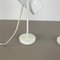 Lampade da tavolo in metallo bianco attribuite a Rolf Krüger per Heinz Neuhaus Leuchten, anni '70, set di 2, Immagine 7