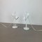 White Metal Table Lights attributed to Rolf Krüger for Heinz Neuhaus Leuchten, 1970s, Set of 2 4