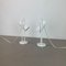 White Metal Table Lights attributed to Rolf Krüger for Heinz Neuhaus Leuchten, 1970s, Set of 2, Image 4