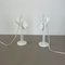 White Metal Table Lights attributed to Rolf Krüger for Heinz Neuhaus Leuchten, 1970s, Set of 2, Image 3