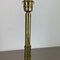 Brutalistische Hollywood Regency Tischlampe aus Messing, Italien, 1970er 12