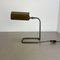 Lampe de Bureau Cubic Original Moderniste en Métal et Laiton, Allemagne, 1980s 4