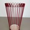 French red metal umbrella stand in mategot style, 1950s, Image 15