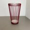 French red metal umbrella stand in mategot style, 1950s 2