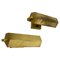 Hollywood Regency Wall Light Sconces in Brass from Stilnovo, Germa, 1970s, Set of 2, Image 1